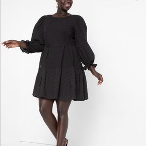 Textured Cotton Easy Day Dress